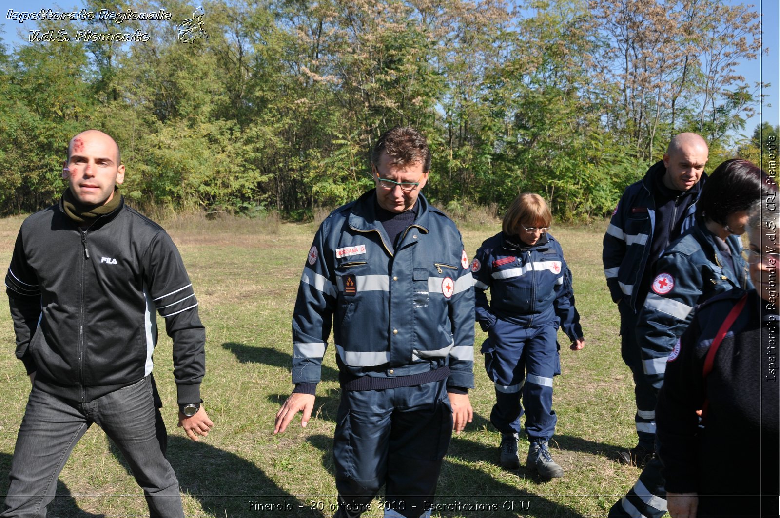 Pinerolo, Baudenasca - 20 ottobre 2010 - Esercitazione ONU -  Croce Rossa Italiana - Ispettorato Regionale Volontari del Soccorso Piemonte