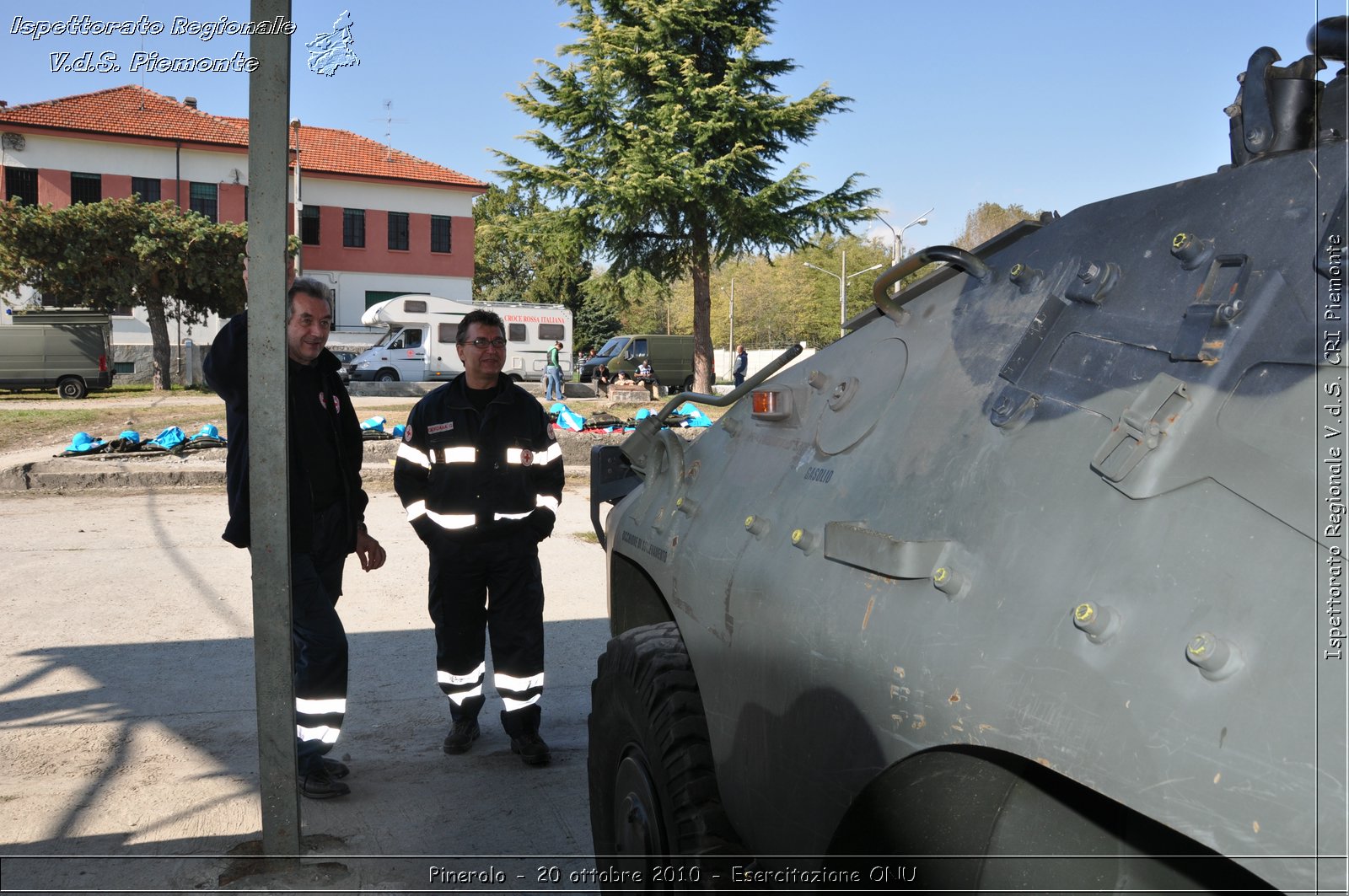 Pinerolo, Baudenasca - 20 ottobre 2010 - Esercitazione ONU -  Croce Rossa Italiana - Ispettorato Regionale Volontari del Soccorso Piemonte