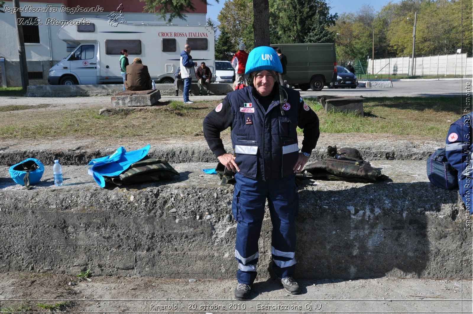 Pinerolo, Baudenasca - 20 ottobre 2010 - Esercitazione ONU -  Croce Rossa Italiana - Ispettorato Regionale Volontari del Soccorso Piemonte