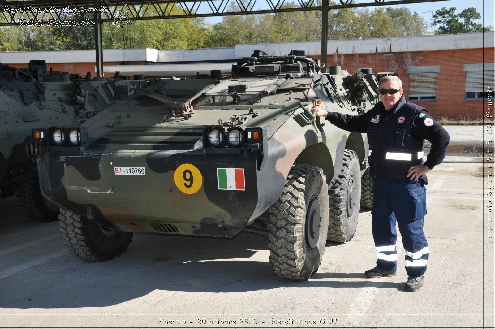 Pinerolo, Baudenasca - 20 ottobre 2010 - Esercitazione ONU -  Croce Rossa Italiana - Ispettorato Regionale Volontari del Soccorso Piemonte