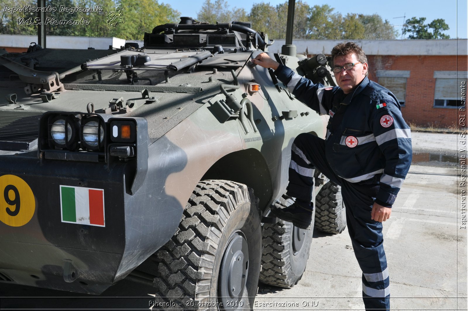 Pinerolo, Baudenasca - 20 ottobre 2010 - Esercitazione ONU -  Croce Rossa Italiana - Ispettorato Regionale Volontari del Soccorso Piemonte