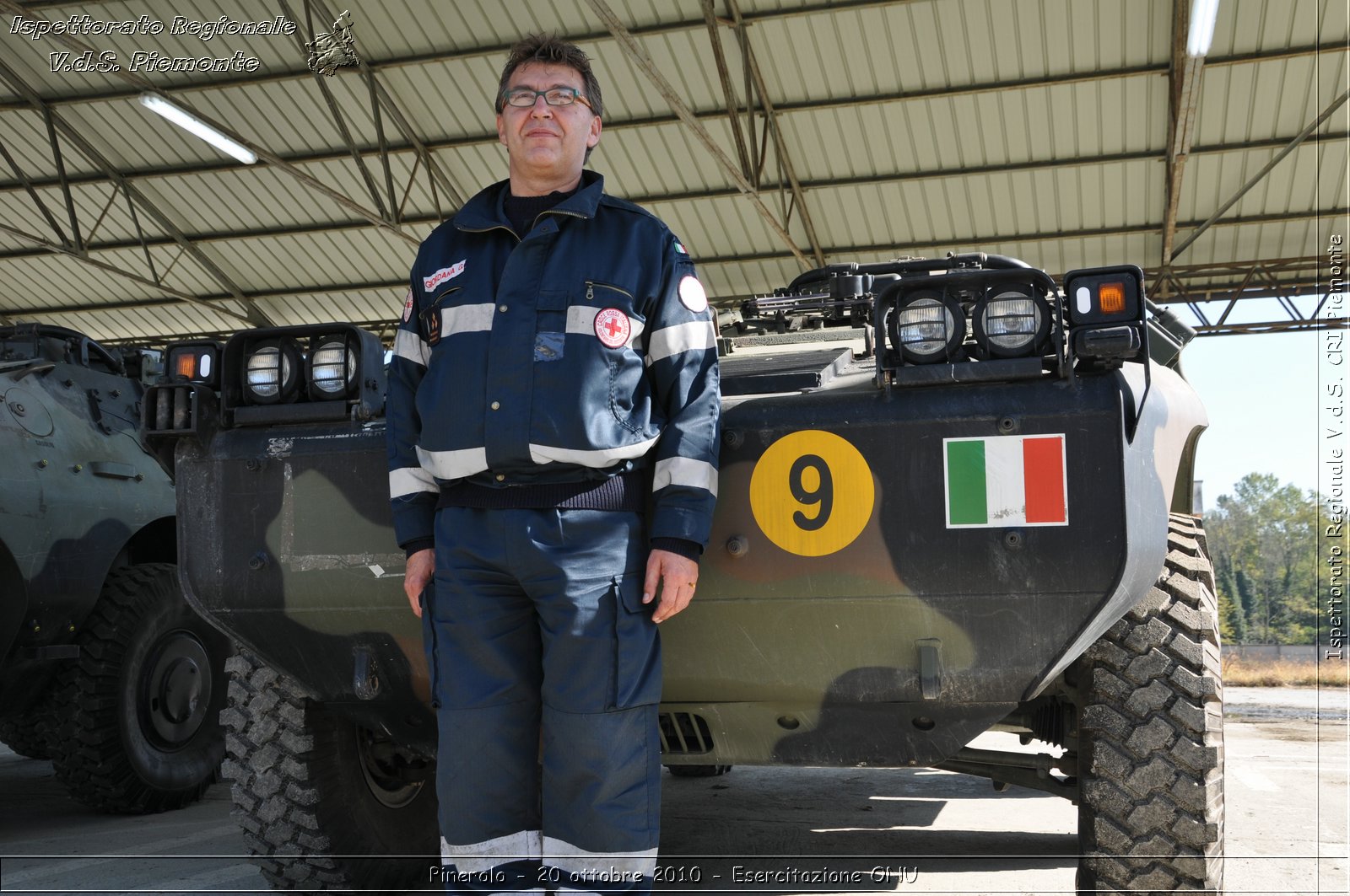 Pinerolo, Baudenasca - 20 ottobre 2010 - Esercitazione ONU -  Croce Rossa Italiana - Ispettorato Regionale Volontari del Soccorso Piemonte