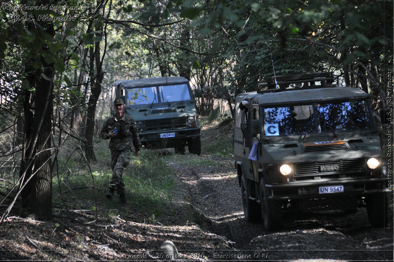 Pinerolo, Baudenasca - 20 ottobre 2010 - Esercitazione ONU -  Croce Rossa Italiana - Ispettorato Regionale Volontari del Soccorso Piemonte