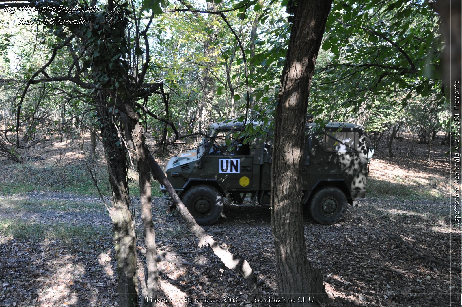 Pinerolo, Baudenasca - 20 ottobre 2010 - Esercitazione ONU -  Croce Rossa Italiana - Ispettorato Regionale Volontari del Soccorso Piemonte