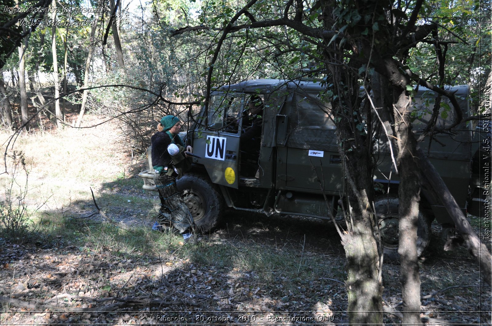 Pinerolo, Baudenasca - 20 ottobre 2010 - Esercitazione ONU -  Croce Rossa Italiana - Ispettorato Regionale Volontari del Soccorso Piemonte