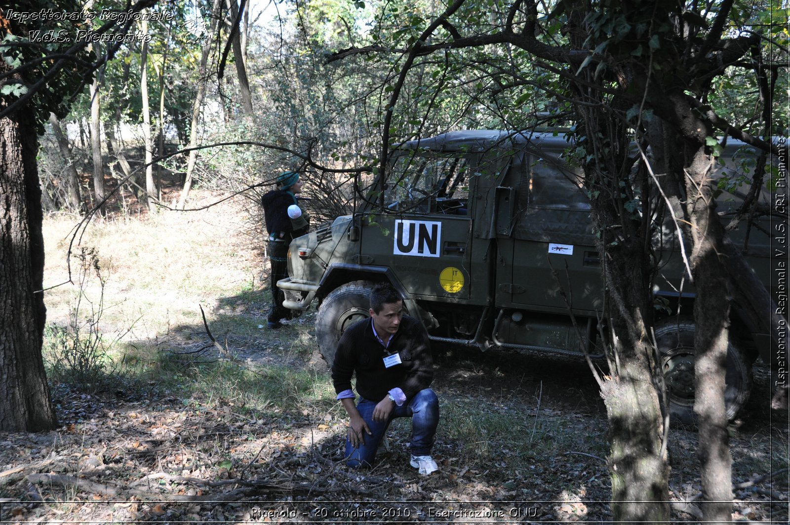 Pinerolo, Baudenasca - 20 ottobre 2010 - Esercitazione ONU -  Croce Rossa Italiana - Ispettorato Regionale Volontari del Soccorso Piemonte