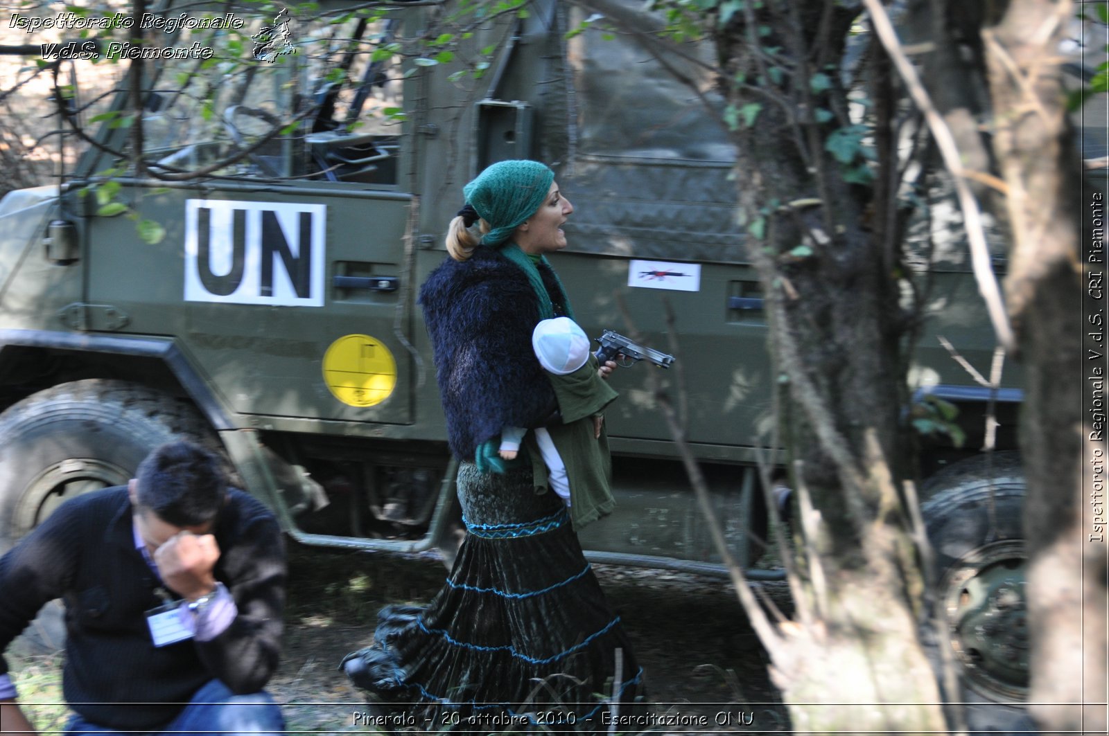 Pinerolo, Baudenasca - 20 ottobre 2010 - Esercitazione ONU -  Croce Rossa Italiana - Ispettorato Regionale Volontari del Soccorso Piemonte