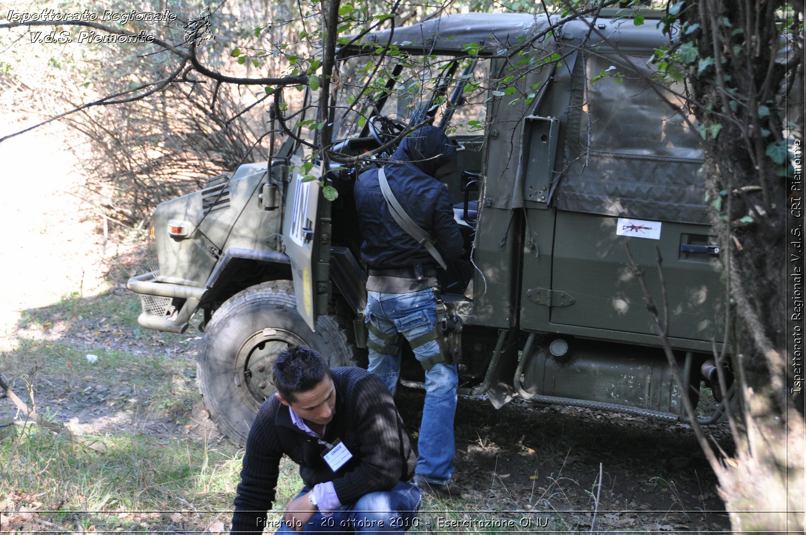 Pinerolo, Baudenasca - 20 ottobre 2010 - Esercitazione ONU -  Croce Rossa Italiana - Ispettorato Regionale Volontari del Soccorso Piemonte