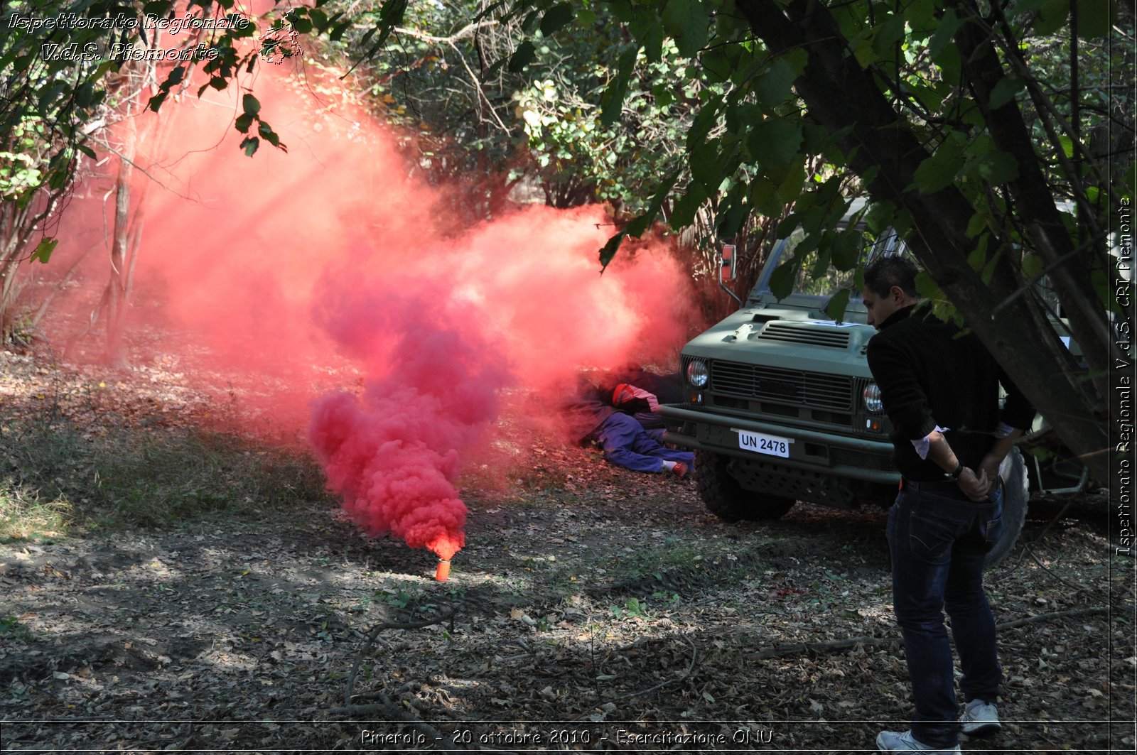 Pinerolo, Baudenasca - 20 ottobre 2010 - Esercitazione ONU -  Croce Rossa Italiana - Ispettorato Regionale Volontari del Soccorso Piemonte