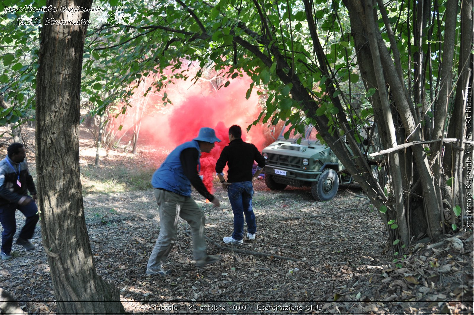 Pinerolo, Baudenasca - 20 ottobre 2010 - Esercitazione ONU -  Croce Rossa Italiana - Ispettorato Regionale Volontari del Soccorso Piemonte