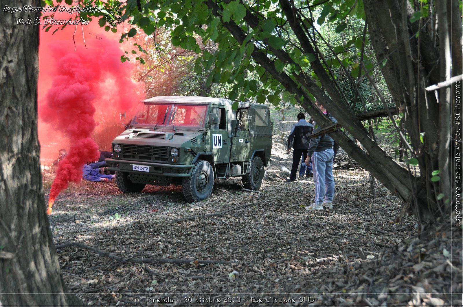 Pinerolo, Baudenasca - 20 ottobre 2010 - Esercitazione ONU -  Croce Rossa Italiana - Ispettorato Regionale Volontari del Soccorso Piemonte