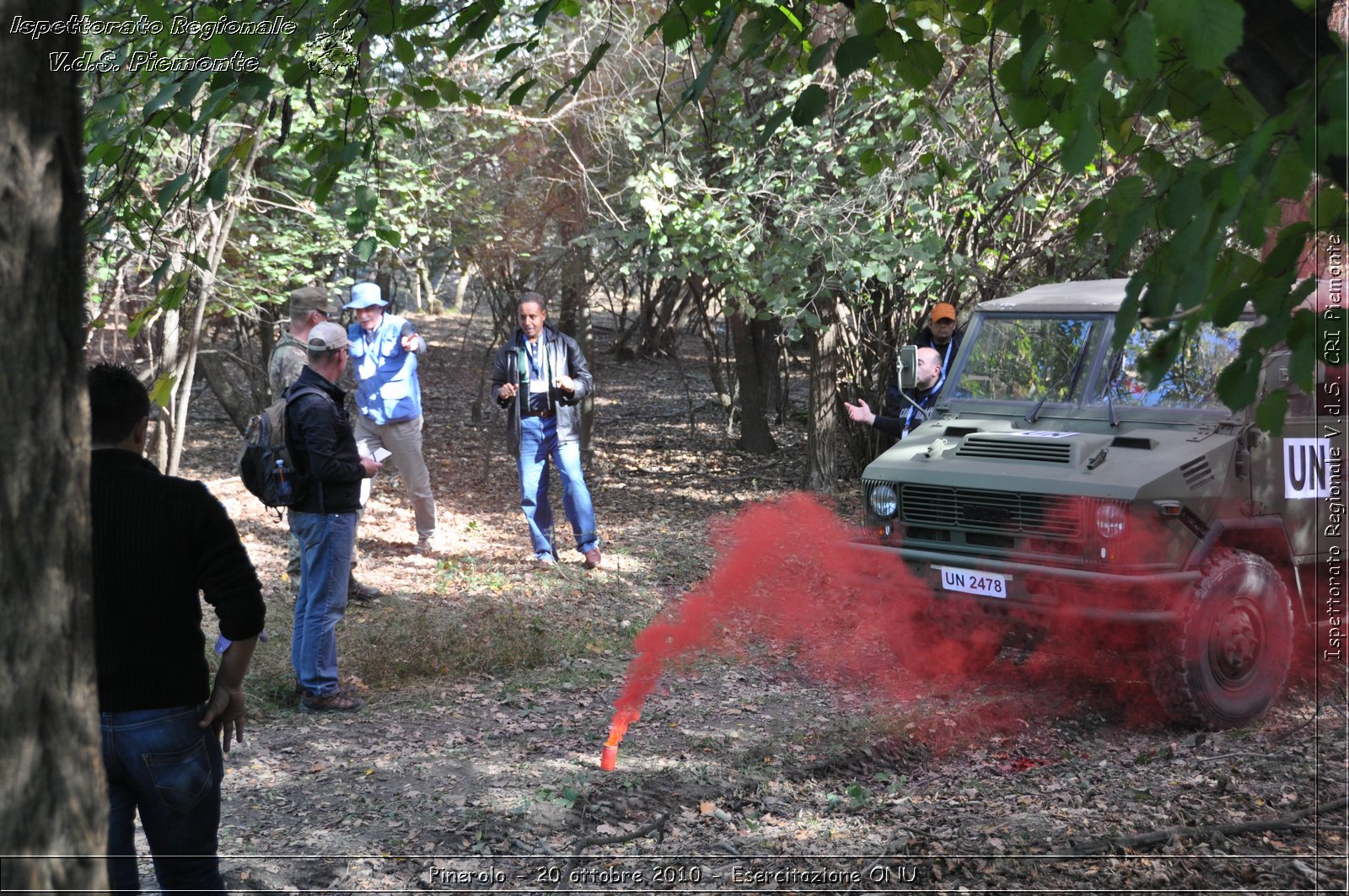 Pinerolo, Baudenasca - 20 ottobre 2010 - Esercitazione ONU -  Croce Rossa Italiana - Ispettorato Regionale Volontari del Soccorso Piemonte