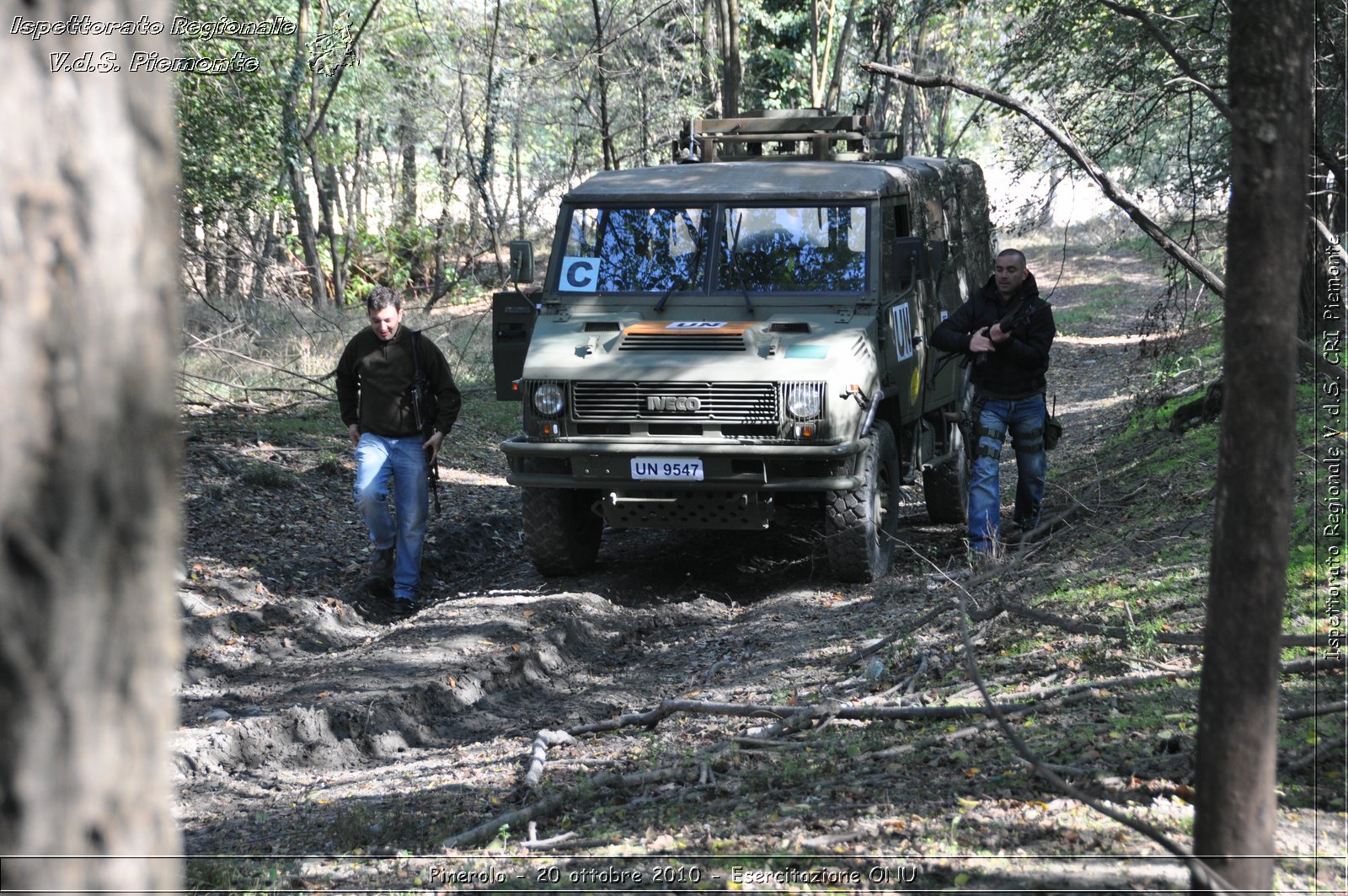 Pinerolo, Baudenasca - 20 ottobre 2010 - Esercitazione ONU -  Croce Rossa Italiana - Ispettorato Regionale Volontari del Soccorso Piemonte