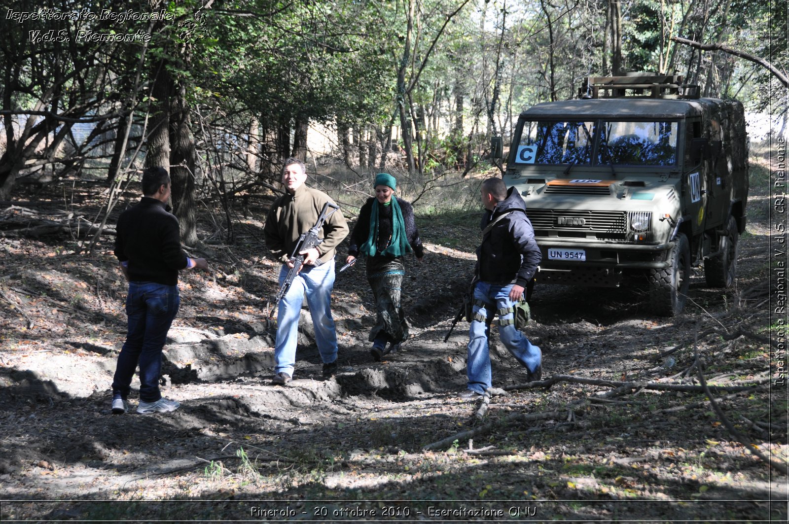 Pinerolo, Baudenasca - 20 ottobre 2010 - Esercitazione ONU -  Croce Rossa Italiana - Ispettorato Regionale Volontari del Soccorso Piemonte