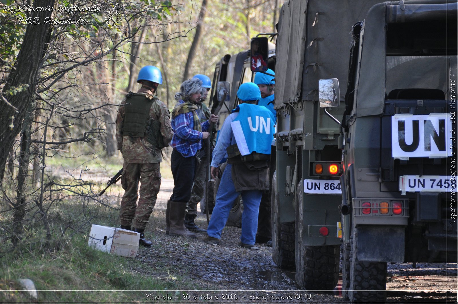 Pinerolo, Baudenasca - 20 ottobre 2010 - Esercitazione ONU -  Croce Rossa Italiana - Ispettorato Regionale Volontari del Soccorso Piemonte