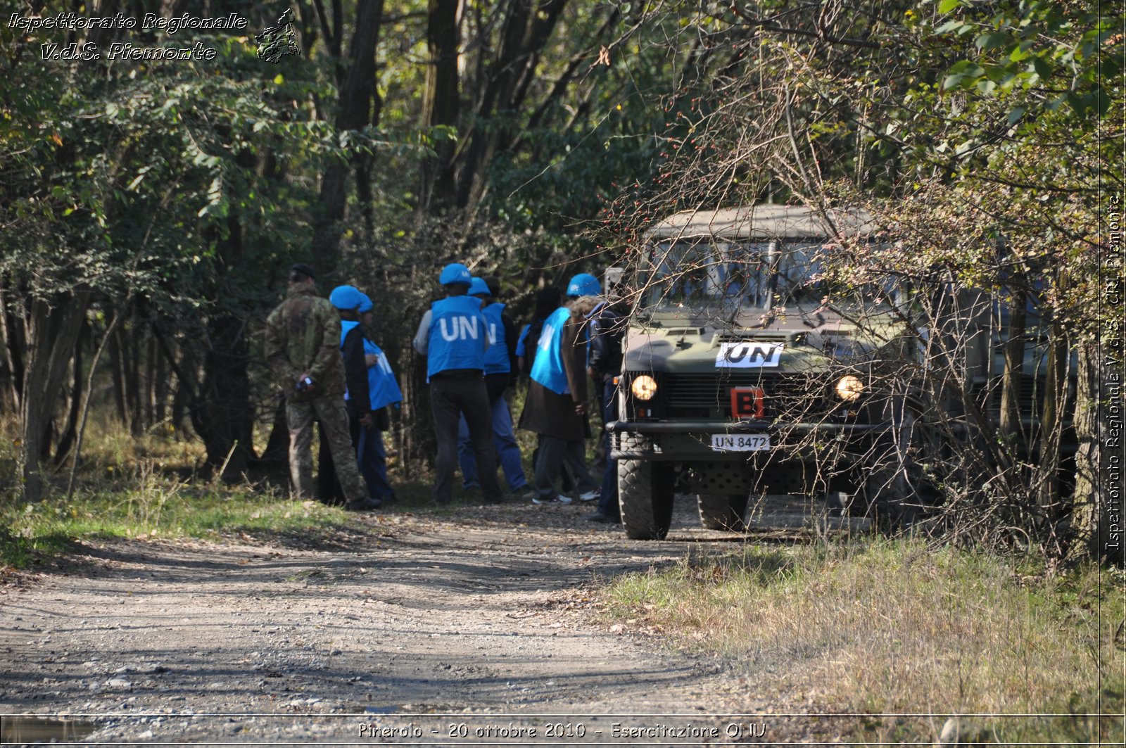 Pinerolo, Baudenasca - 20 ottobre 2010 - Esercitazione ONU -  Croce Rossa Italiana - Ispettorato Regionale Volontari del Soccorso Piemonte