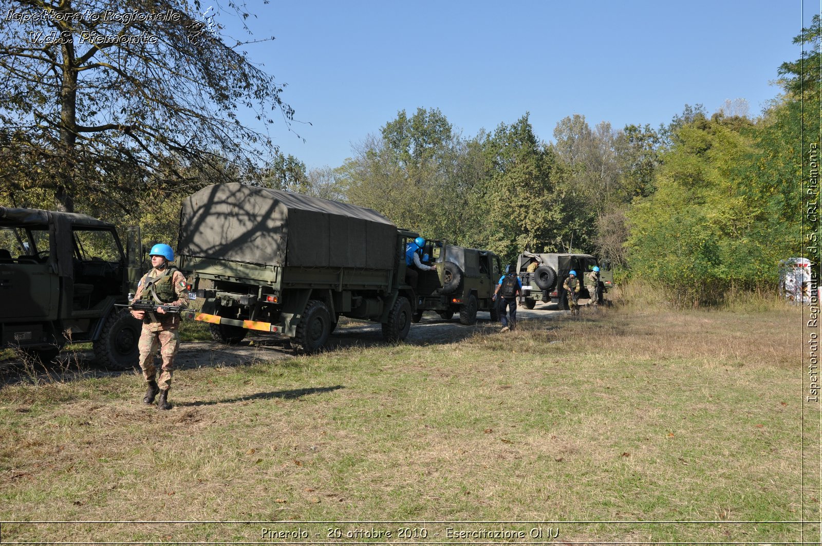 Pinerolo, Baudenasca - 20 ottobre 2010 - Esercitazione ONU -  Croce Rossa Italiana - Ispettorato Regionale Volontari del Soccorso Piemonte