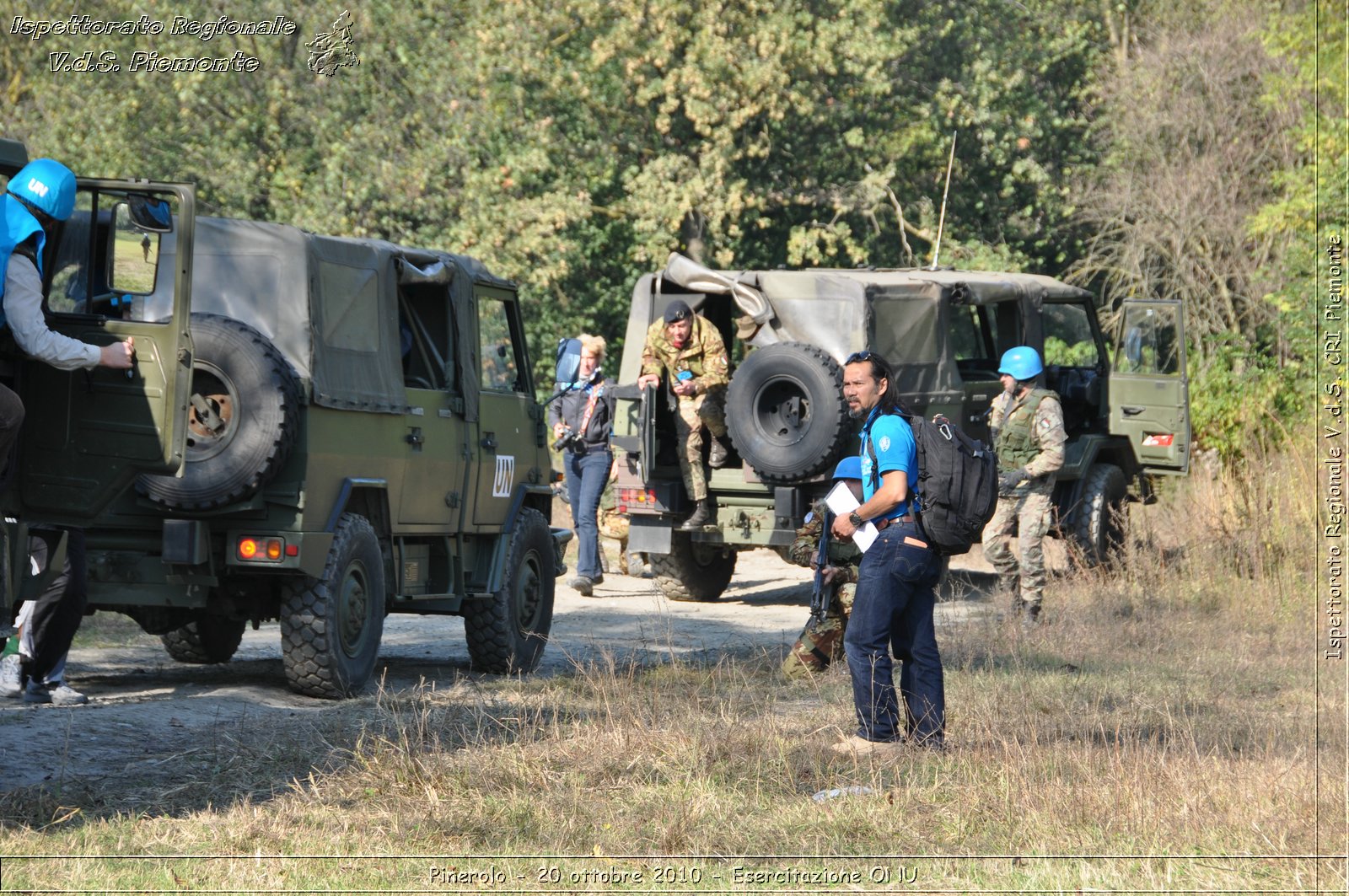 Pinerolo, Baudenasca - 20 ottobre 2010 - Esercitazione ONU -  Croce Rossa Italiana - Ispettorato Regionale Volontari del Soccorso Piemonte