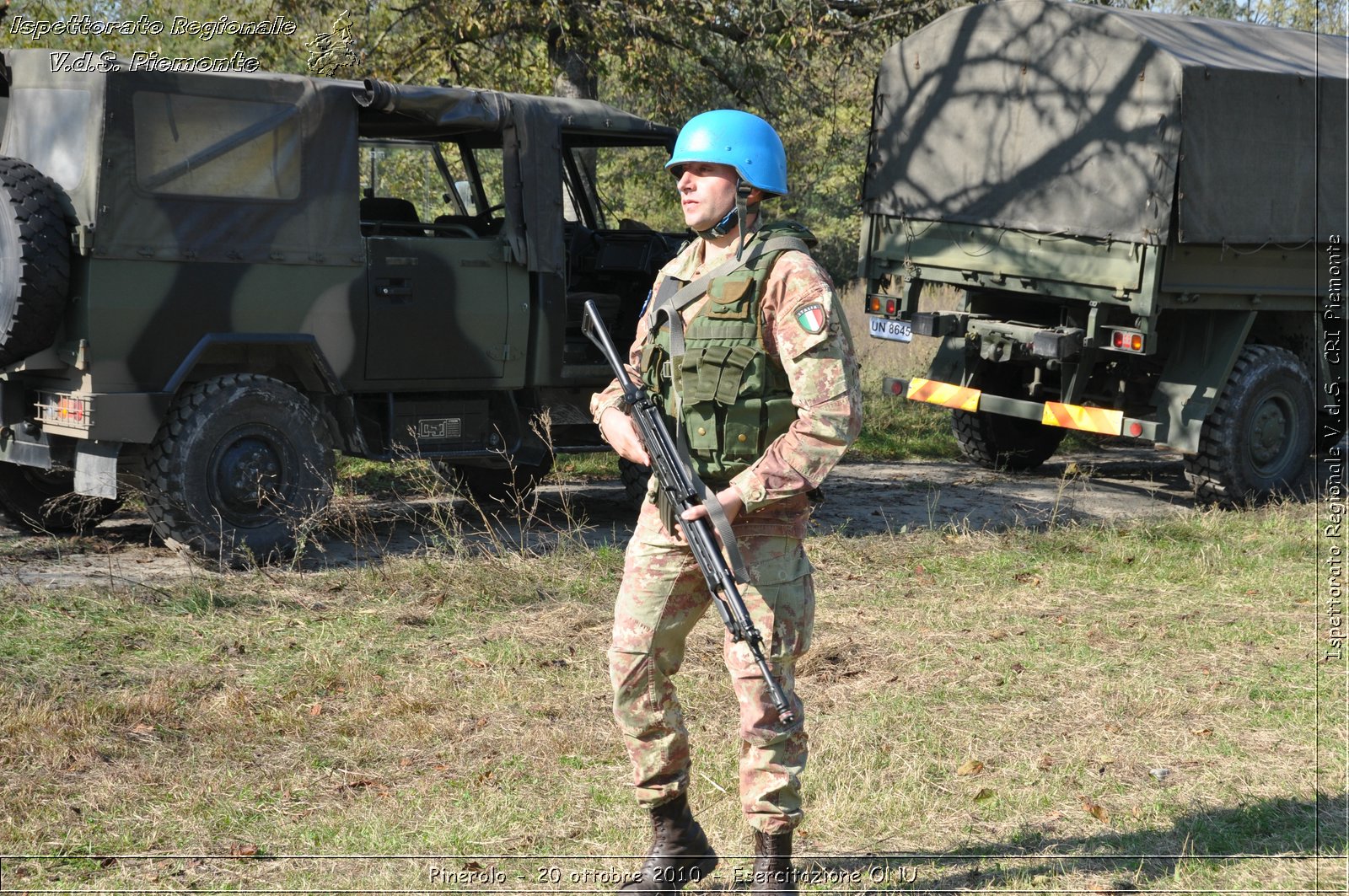 Pinerolo, Baudenasca - 20 ottobre 2010 - Esercitazione ONU -  Croce Rossa Italiana - Ispettorato Regionale Volontari del Soccorso Piemonte