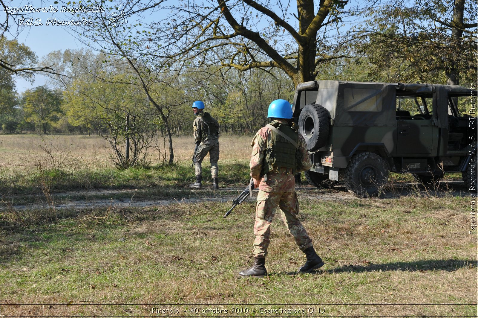 Pinerolo, Baudenasca - 20 ottobre 2010 - Esercitazione ONU -  Croce Rossa Italiana - Ispettorato Regionale Volontari del Soccorso Piemonte