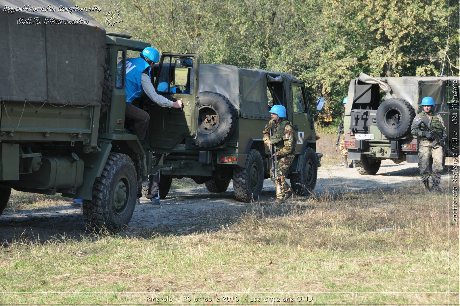 Pinerolo, Baudenasca - 20 ottobre 2010 - Esercitazione ONU -  Croce Rossa Italiana - Ispettorato Regionale Volontari del Soccorso Piemonte