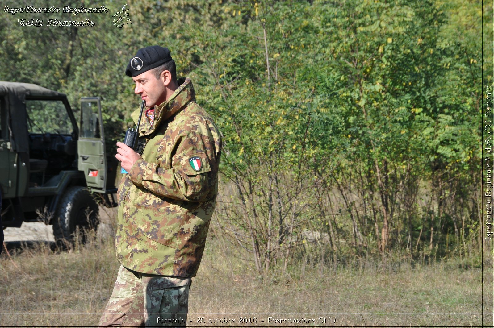 Pinerolo, Baudenasca - 20 ottobre 2010 - Esercitazione ONU -  Croce Rossa Italiana - Ispettorato Regionale Volontari del Soccorso Piemonte