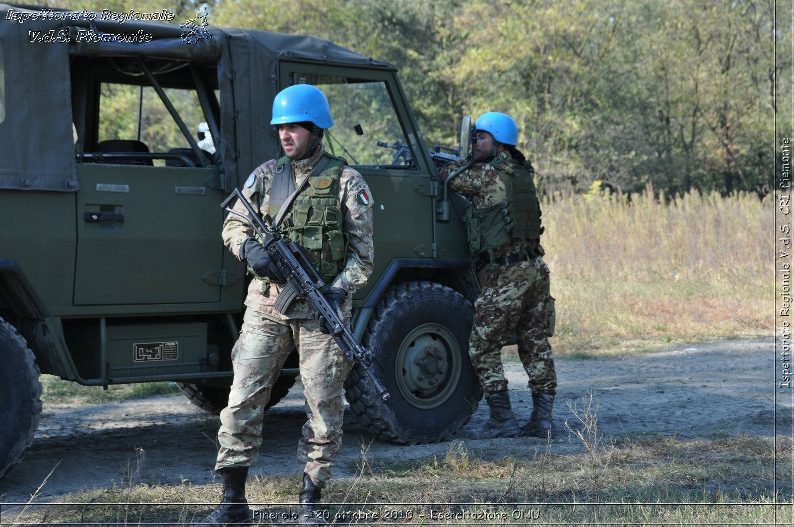 Pinerolo, Baudenasca - 20 ottobre 2010 - Esercitazione ONU -  Croce Rossa Italiana - Ispettorato Regionale Volontari del Soccorso Piemonte