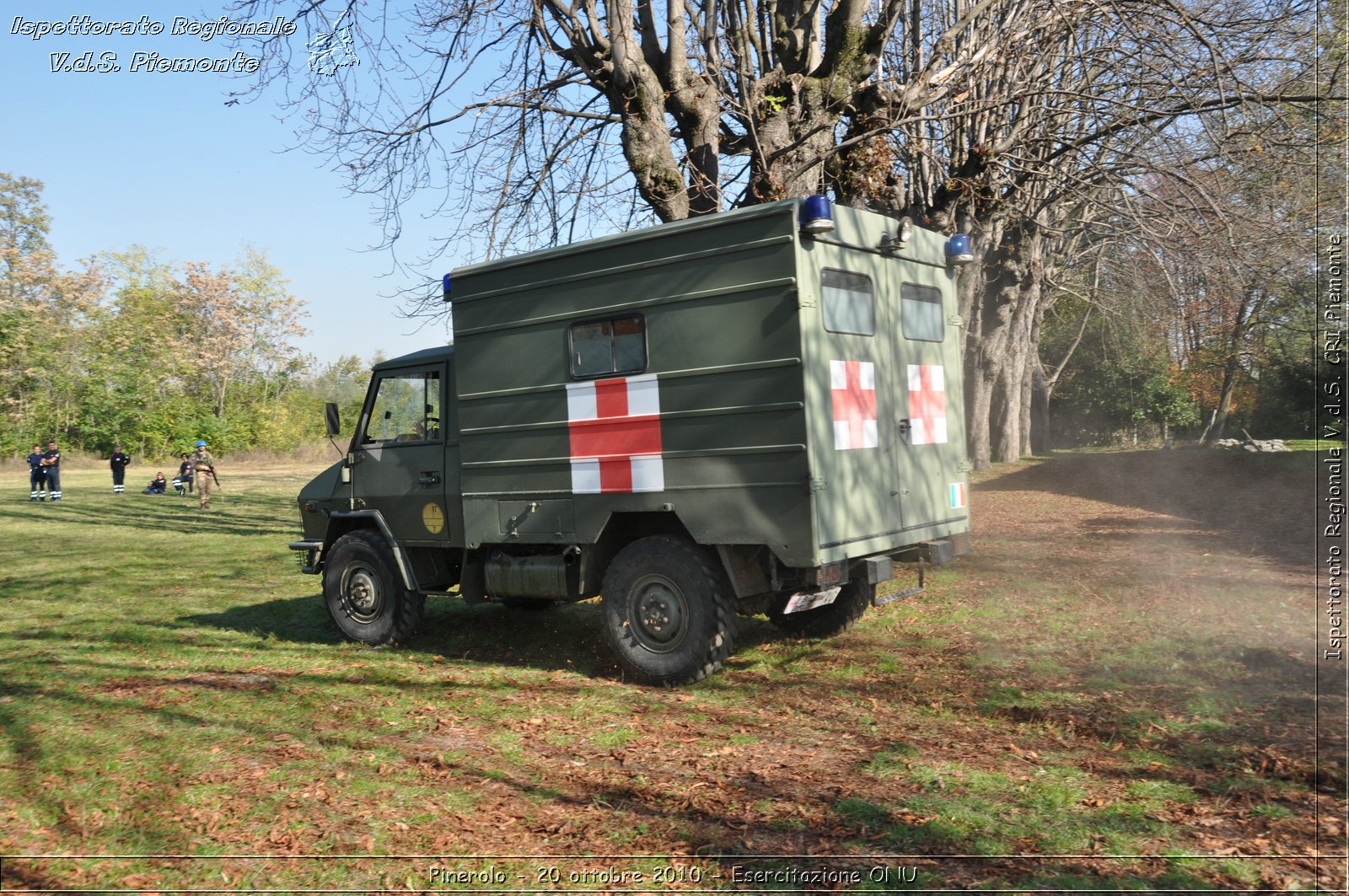 Pinerolo, Baudenasca - 20 ottobre 2010 - Esercitazione ONU -  Croce Rossa Italiana - Ispettorato Regionale Volontari del Soccorso Piemonte