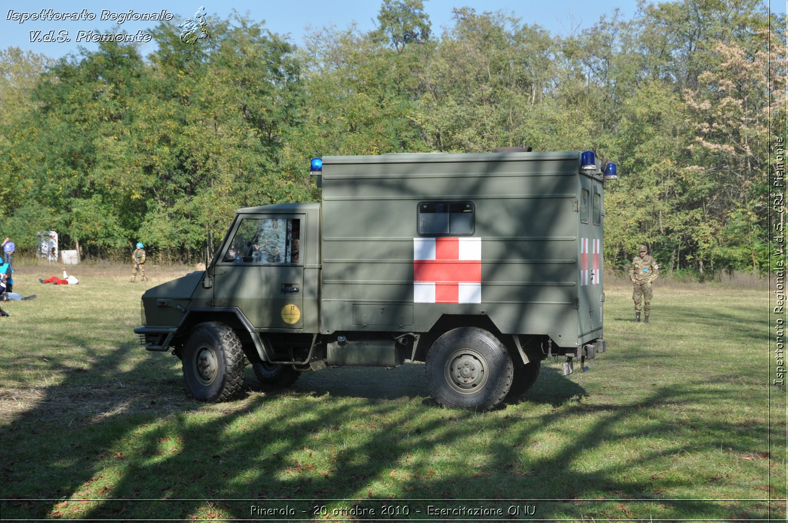 Pinerolo, Baudenasca - 20 ottobre 2010 - Esercitazione ONU -  Croce Rossa Italiana - Ispettorato Regionale Volontari del Soccorso Piemonte