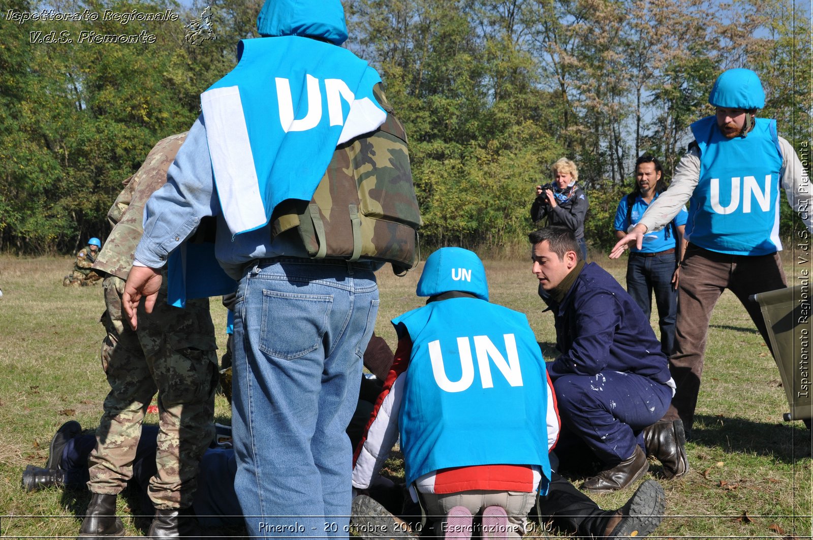 Pinerolo, Baudenasca - 20 ottobre 2010 - Esercitazione ONU -  Croce Rossa Italiana - Ispettorato Regionale Volontari del Soccorso Piemonte