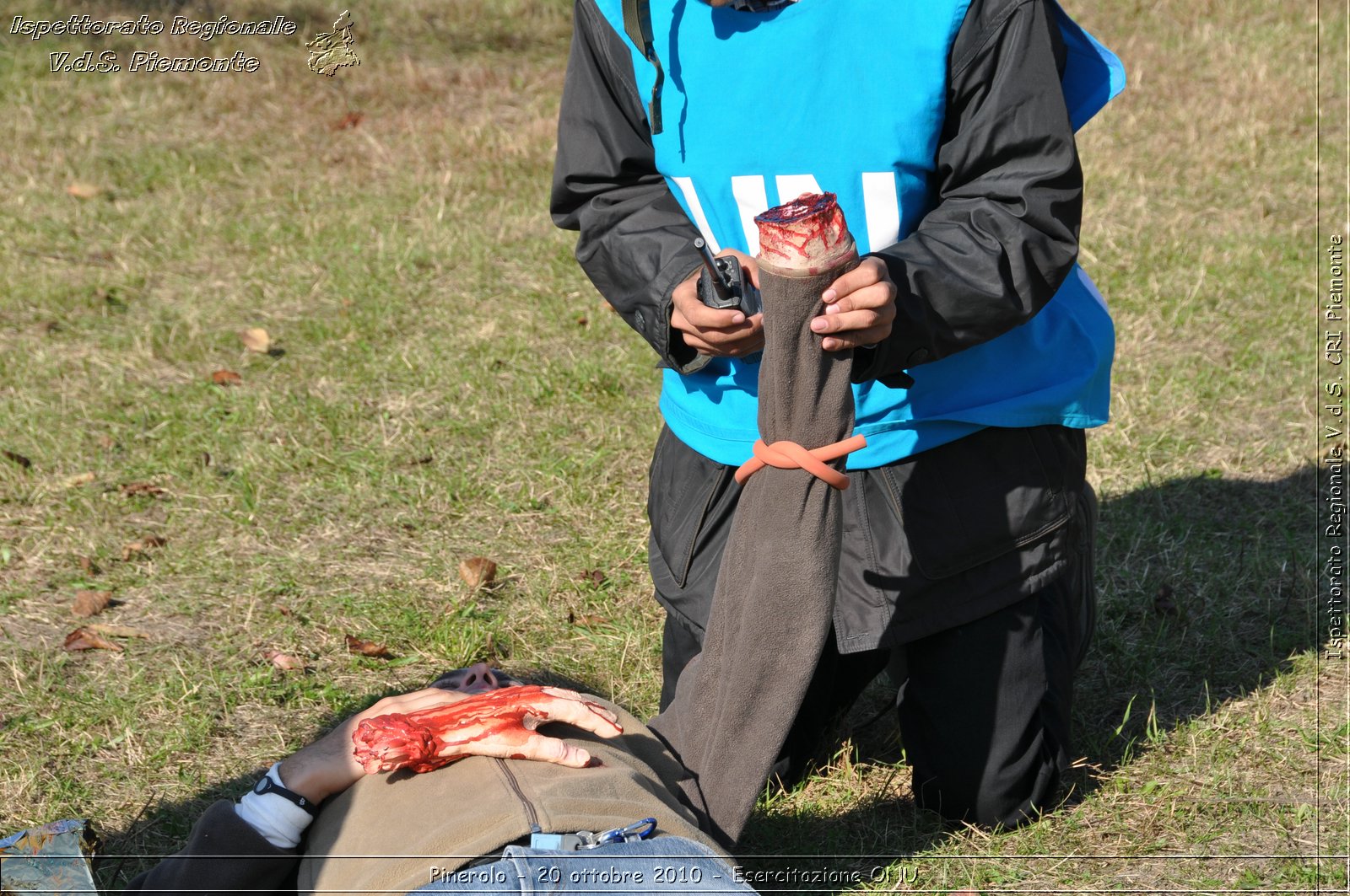 Pinerolo, Baudenasca - 20 ottobre 2010 - Esercitazione ONU -  Croce Rossa Italiana - Ispettorato Regionale Volontari del Soccorso Piemonte