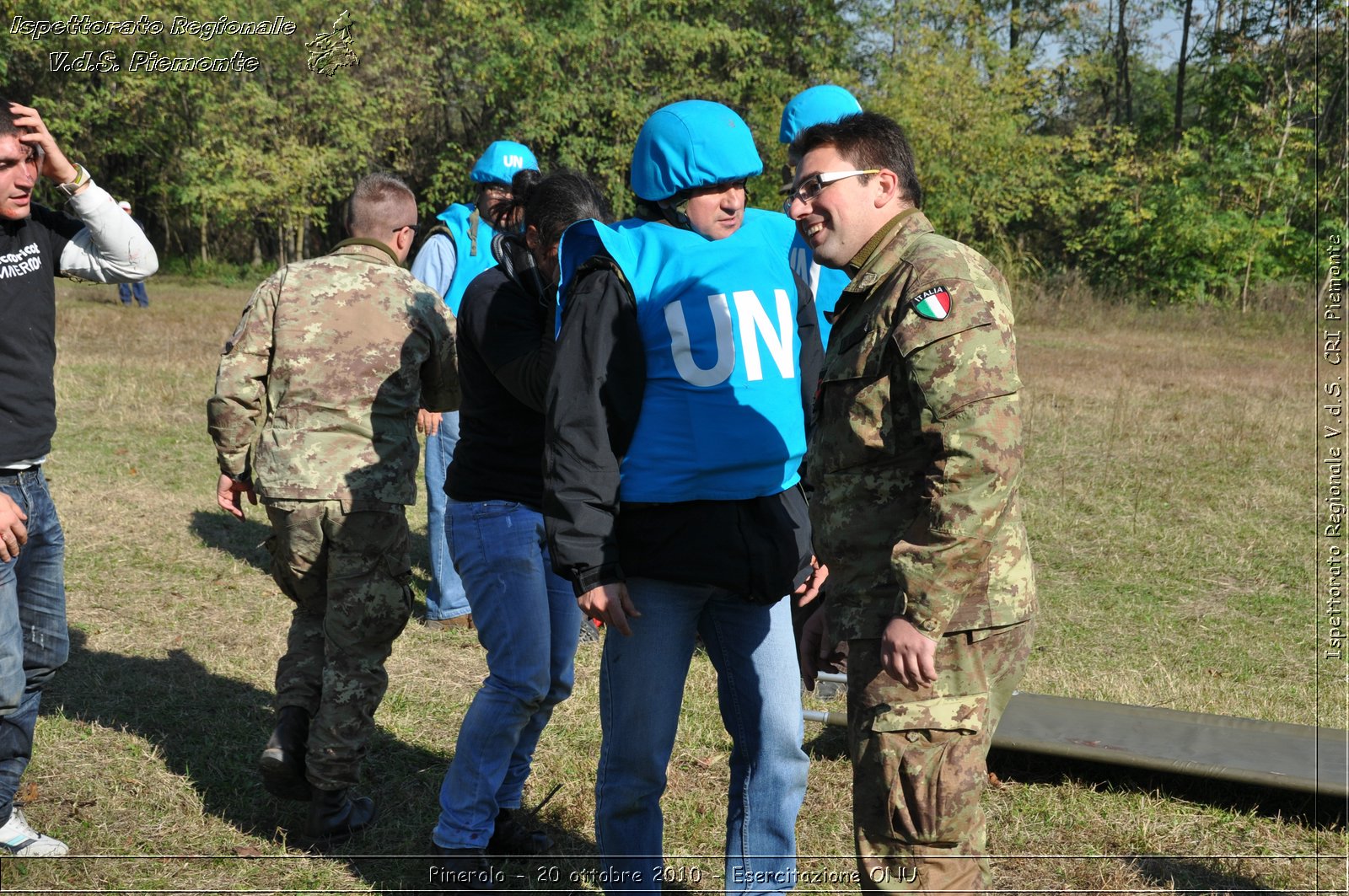 Pinerolo, Baudenasca - 20 ottobre 2010 - Esercitazione ONU -  Croce Rossa Italiana - Ispettorato Regionale Volontari del Soccorso Piemonte