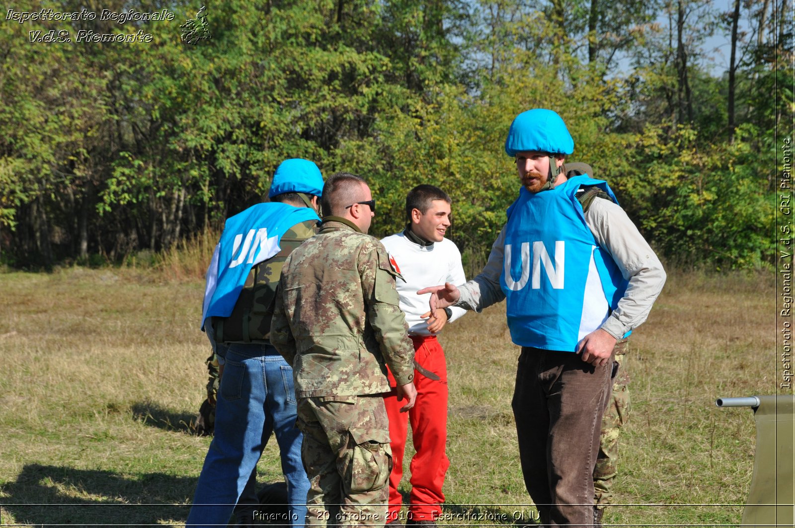 Pinerolo, Baudenasca - 20 ottobre 2010 - Esercitazione ONU -  Croce Rossa Italiana - Ispettorato Regionale Volontari del Soccorso Piemonte