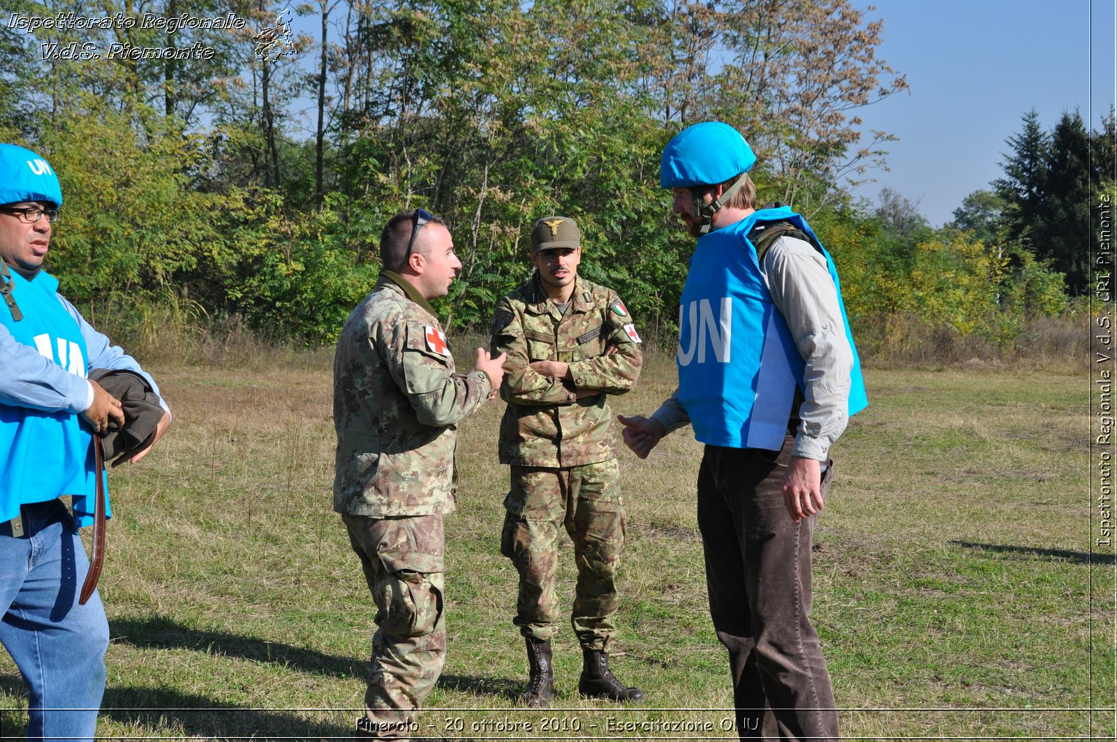 Pinerolo, Baudenasca - 20 ottobre 2010 - Esercitazione ONU -  Croce Rossa Italiana - Ispettorato Regionale Volontari del Soccorso Piemonte