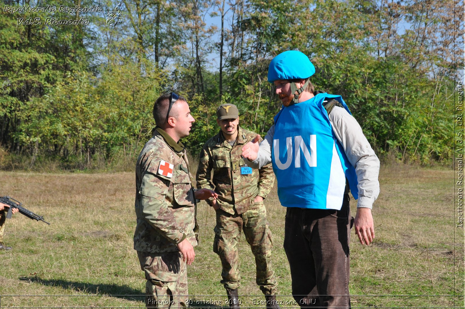 Pinerolo, Baudenasca - 20 ottobre 2010 - Esercitazione ONU -  Croce Rossa Italiana - Ispettorato Regionale Volontari del Soccorso Piemonte