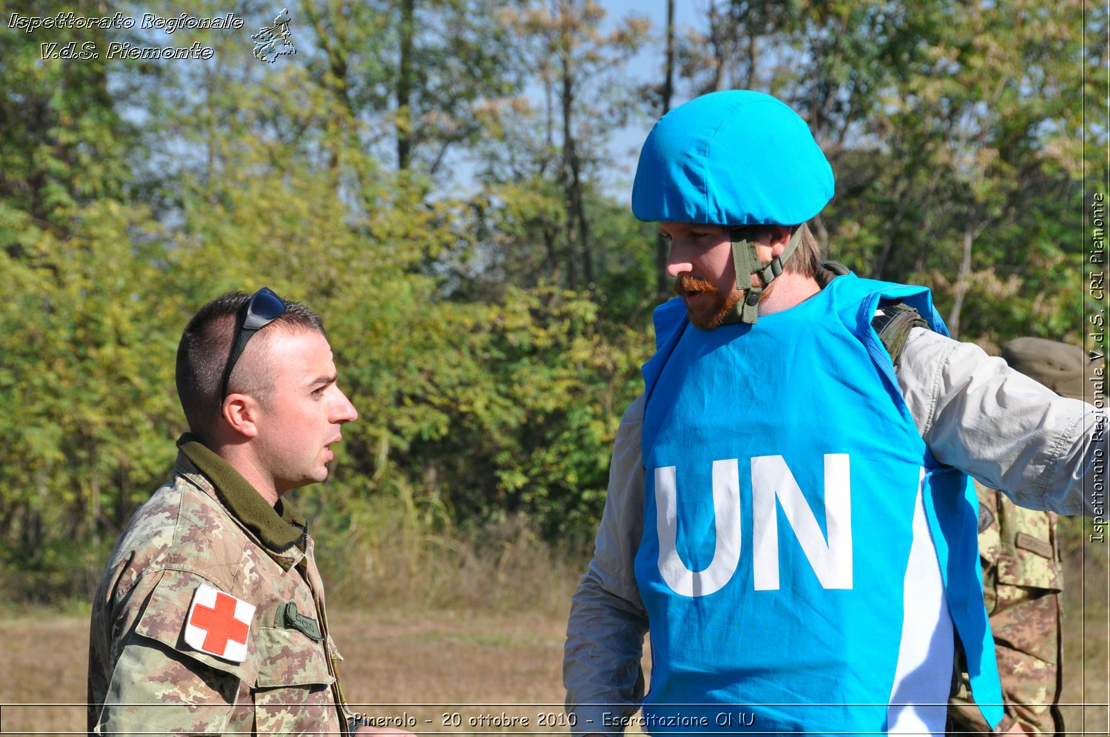 Pinerolo, Baudenasca - 20 ottobre 2010 - Esercitazione ONU -  Croce Rossa Italiana - Ispettorato Regionale Volontari del Soccorso Piemonte