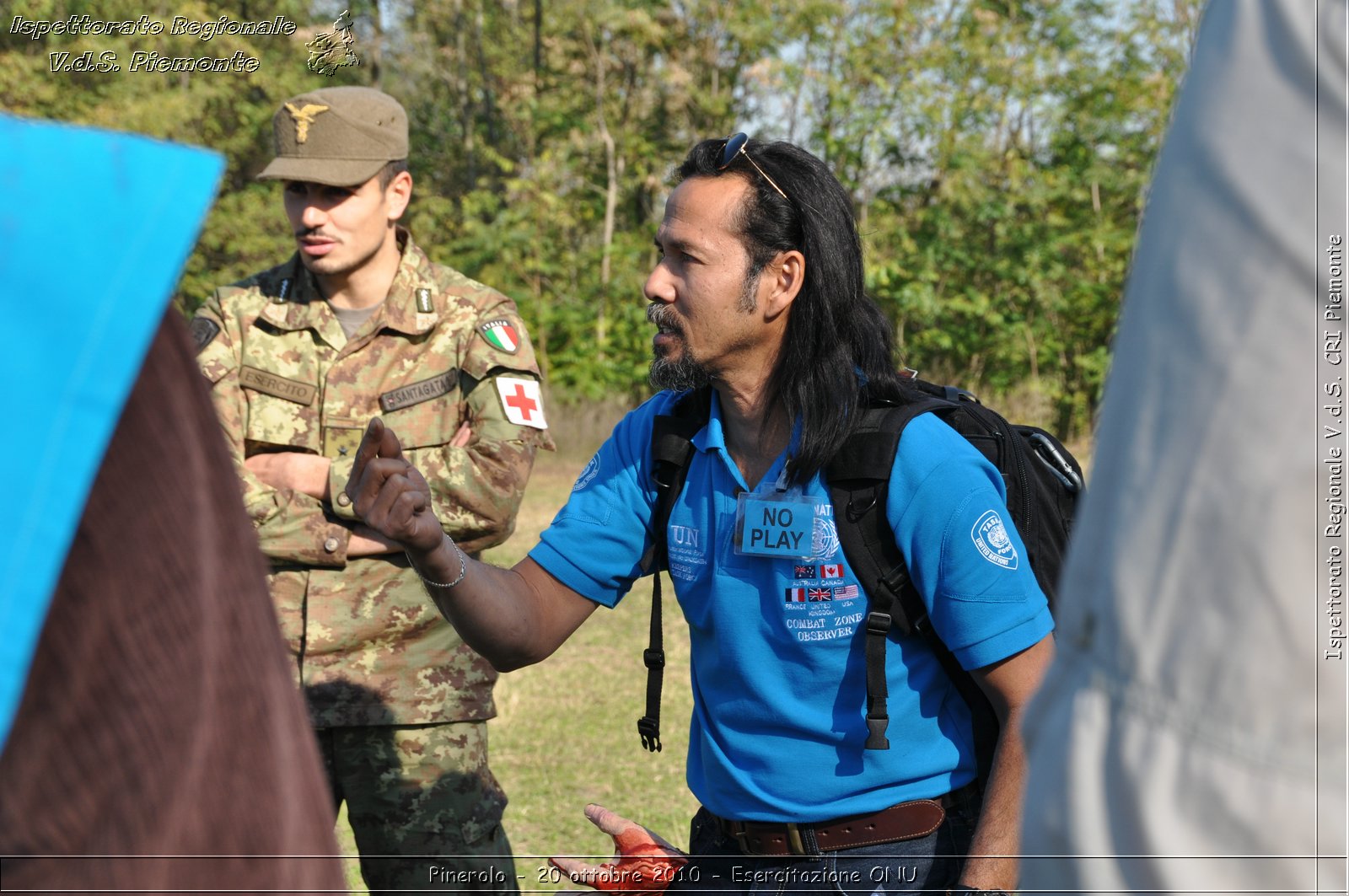 Pinerolo, Baudenasca - 20 ottobre 2010 - Esercitazione ONU -  Croce Rossa Italiana - Ispettorato Regionale Volontari del Soccorso Piemonte