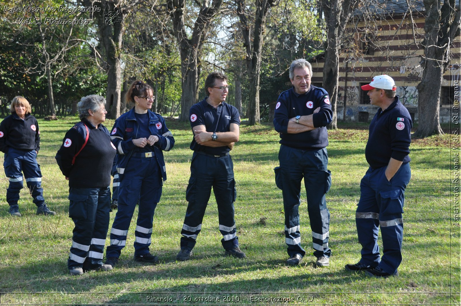 Pinerolo, Baudenasca - 20 ottobre 2010 - Esercitazione ONU -  Croce Rossa Italiana - Ispettorato Regionale Volontari del Soccorso Piemonte