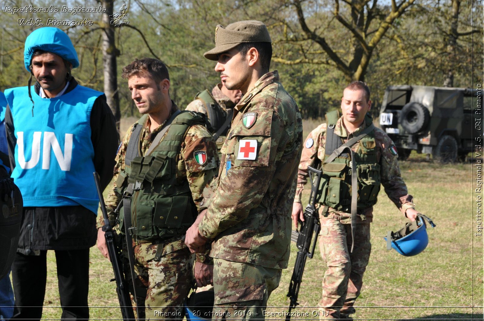 Pinerolo, Baudenasca - 20 ottobre 2010 - Esercitazione ONU -  Croce Rossa Italiana - Ispettorato Regionale Volontari del Soccorso Piemonte