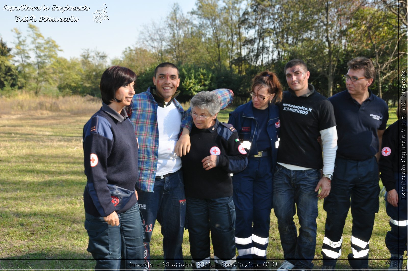 Pinerolo, Baudenasca - 20 ottobre 2010 - Esercitazione ONU -  Croce Rossa Italiana - Ispettorato Regionale Volontari del Soccorso Piemonte