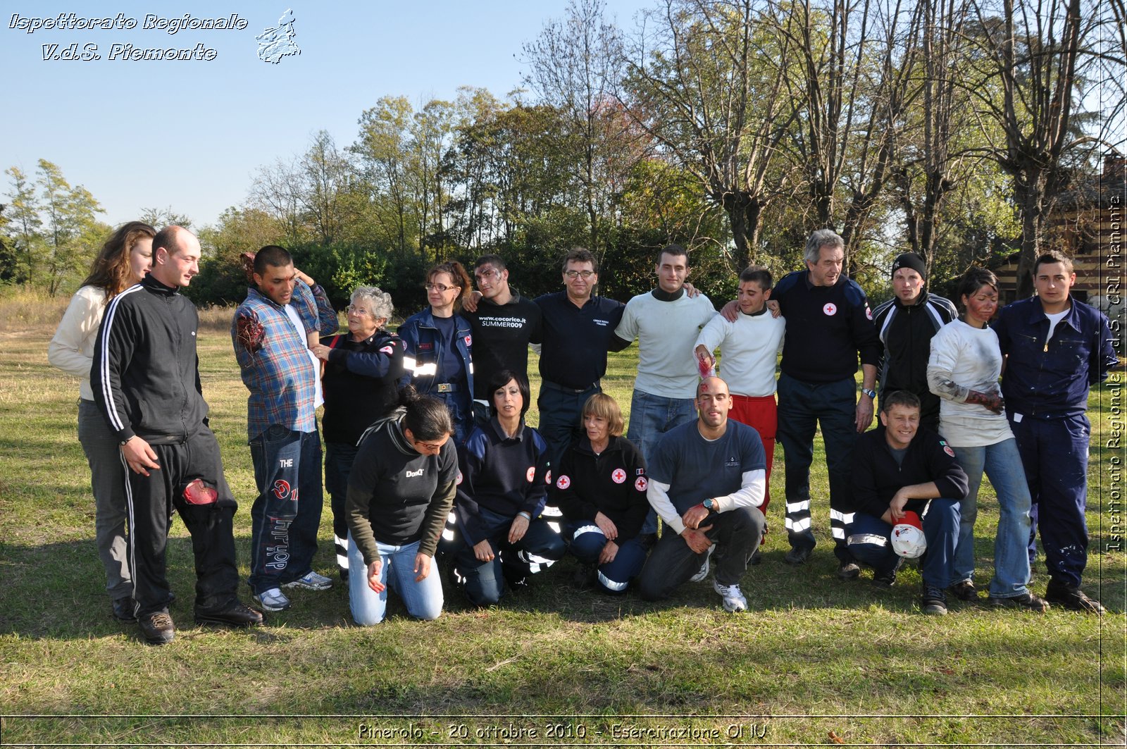 Pinerolo, Baudenasca - 20 ottobre 2010 - Esercitazione ONU -  Croce Rossa Italiana - Ispettorato Regionale Volontari del Soccorso Piemonte