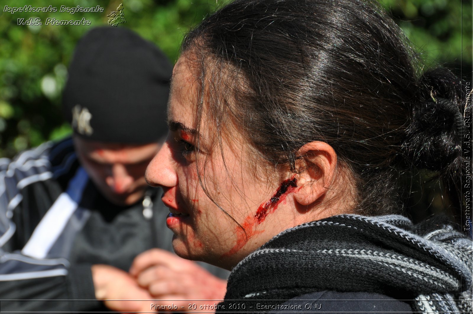 Pinerolo, Baudenasca - 20 ottobre 2010 - Esercitazione ONU -  Croce Rossa Italiana - Ispettorato Regionale Volontari del Soccorso Piemonte