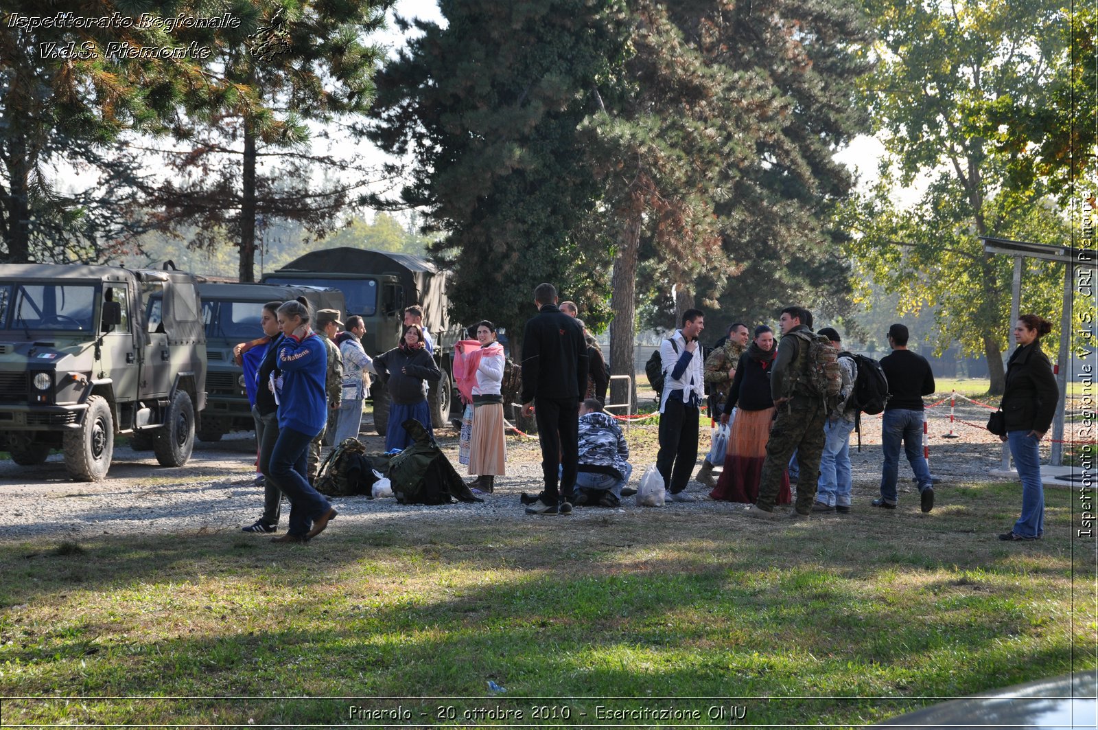 Pinerolo, Baudenasca - 20 ottobre 2010 - Esercitazione ONU -  Croce Rossa Italiana - Ispettorato Regionale Volontari del Soccorso Piemonte