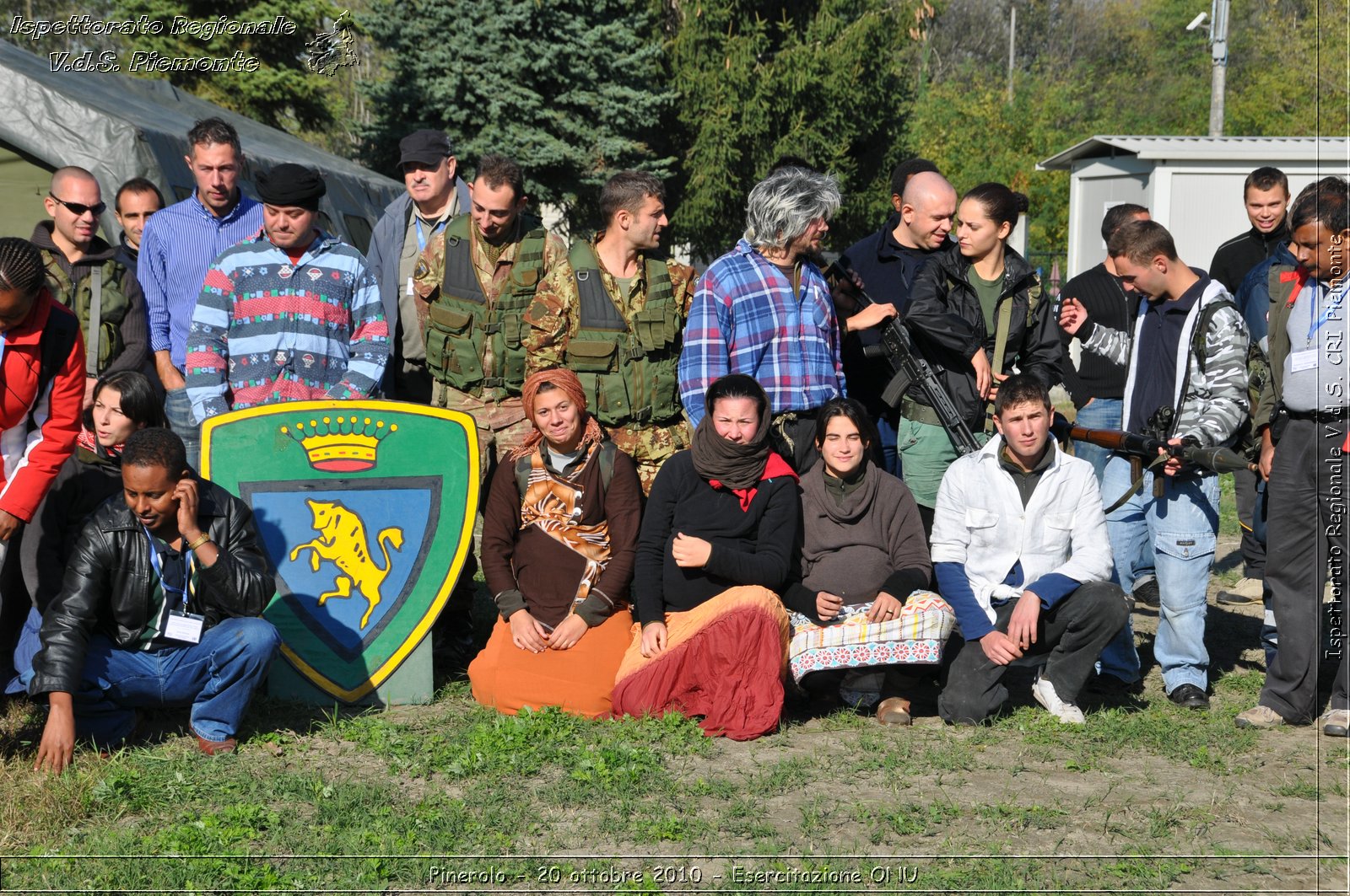 Pinerolo, Baudenasca - 20 ottobre 2010 - Esercitazione ONU -  Croce Rossa Italiana - Ispettorato Regionale Volontari del Soccorso Piemonte