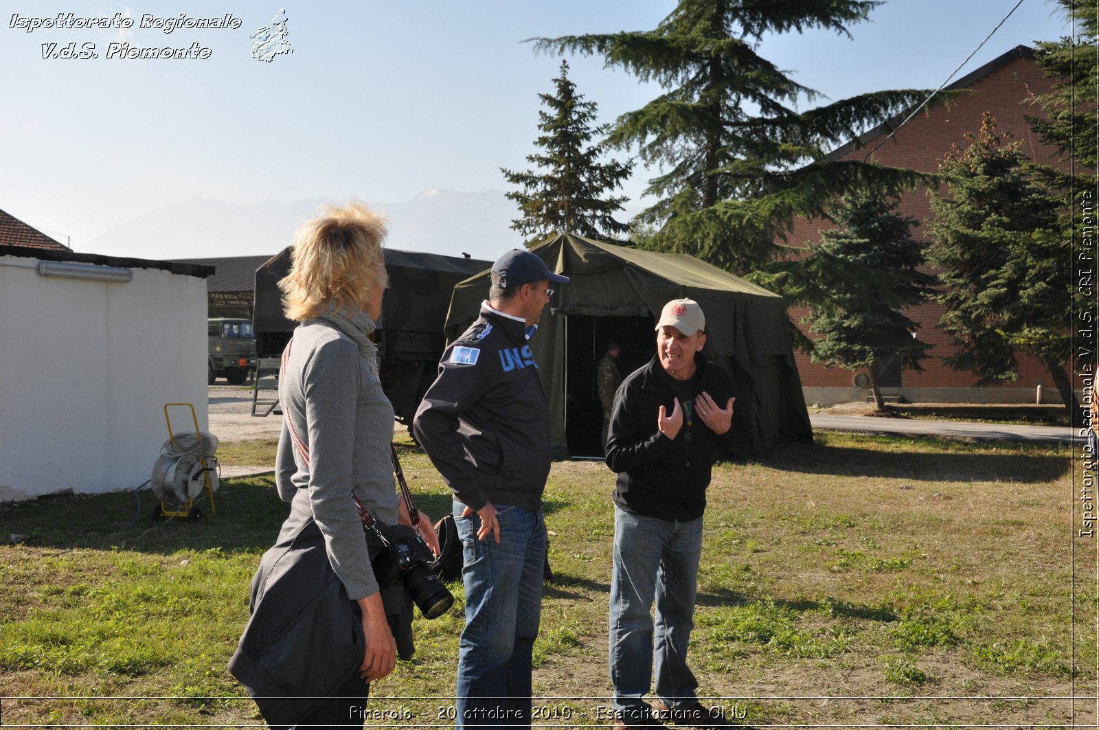 Pinerolo, Baudenasca - 20 ottobre 2010 - Esercitazione ONU -  Croce Rossa Italiana - Ispettorato Regionale Volontari del Soccorso Piemonte