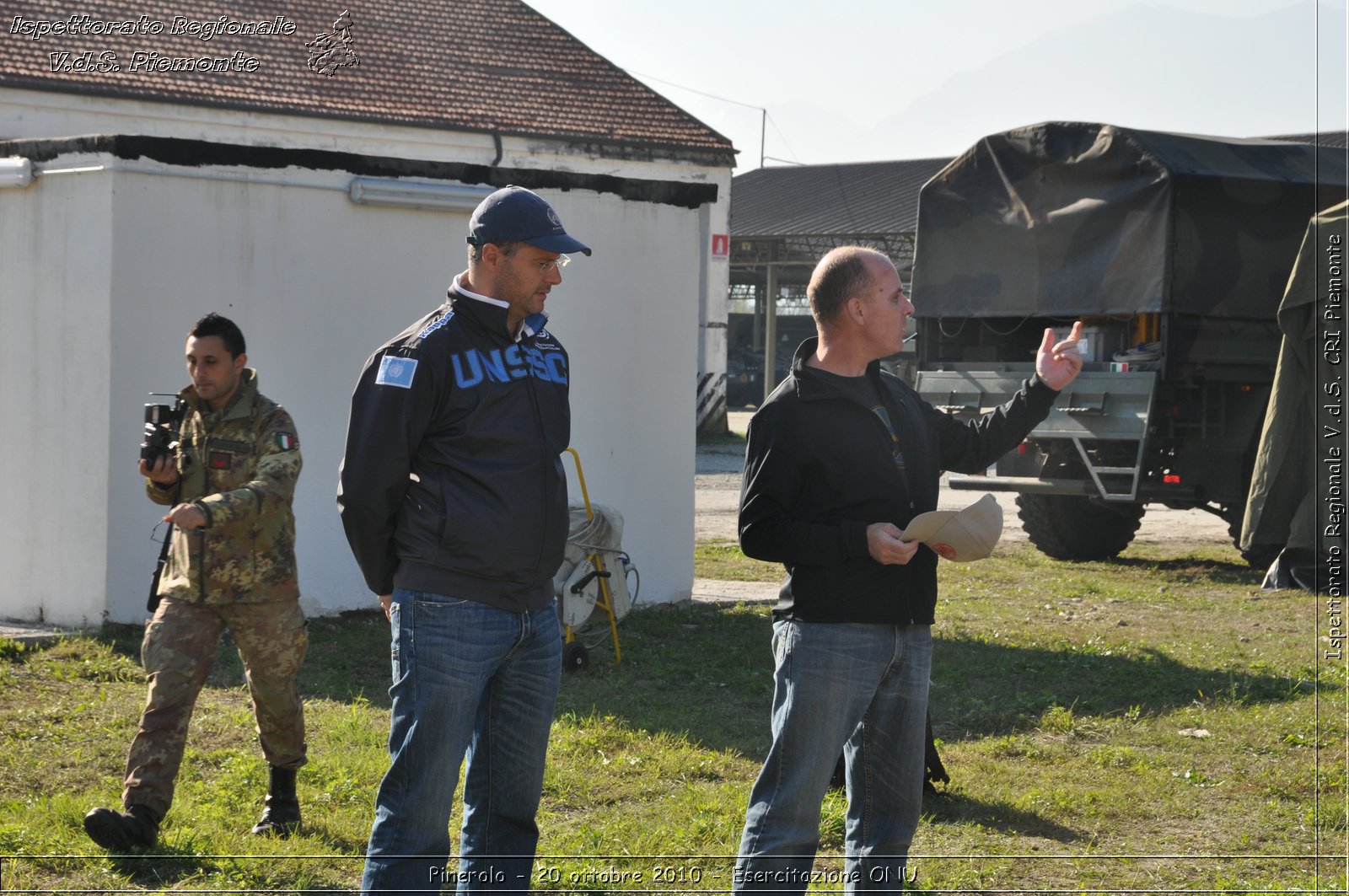 Pinerolo, Baudenasca - 20 ottobre 2010 - Esercitazione ONU -  Croce Rossa Italiana - Ispettorato Regionale Volontari del Soccorso Piemonte