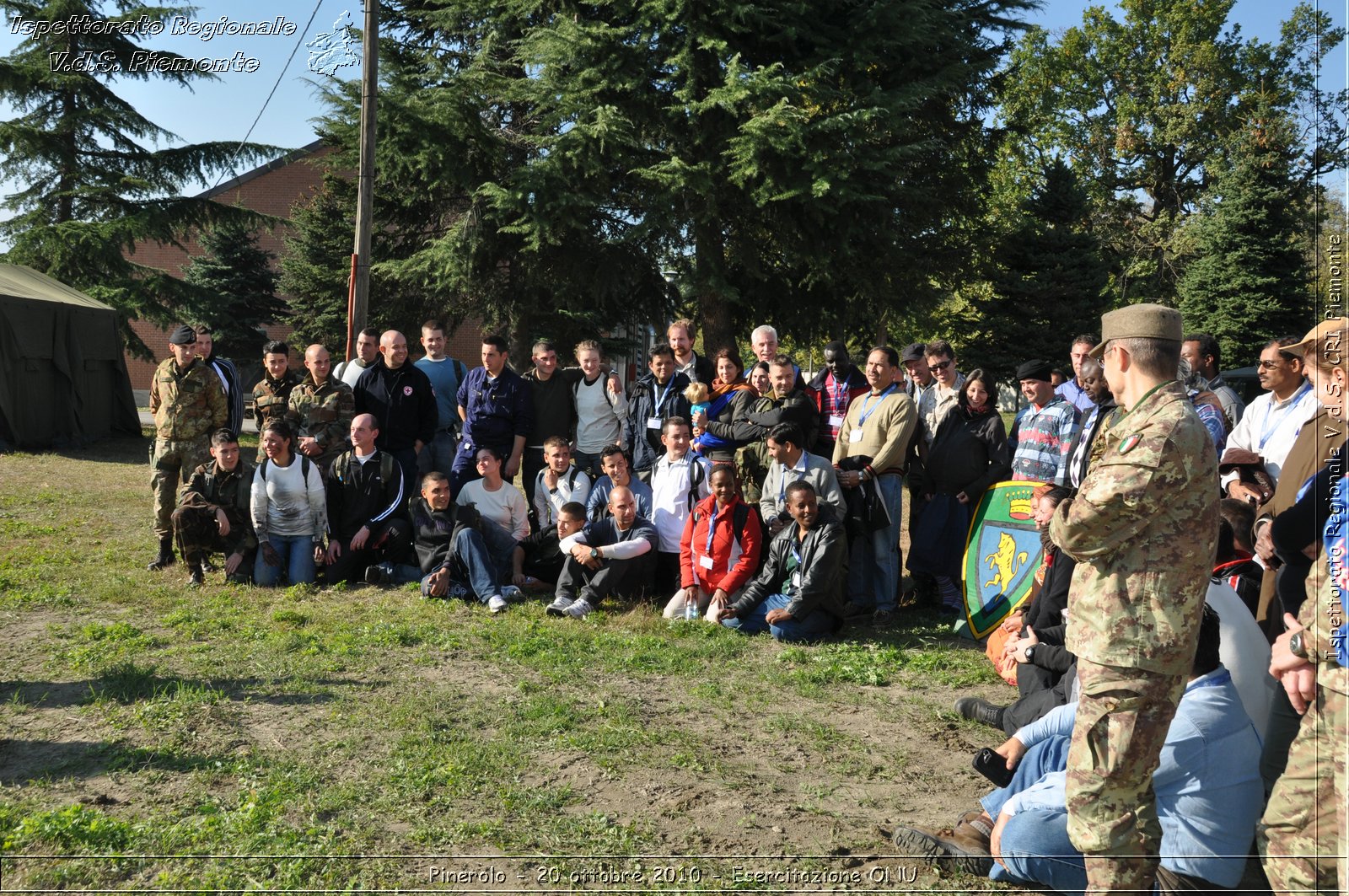 Pinerolo, Baudenasca - 20 ottobre 2010 - Esercitazione ONU -  Croce Rossa Italiana - Ispettorato Regionale Volontari del Soccorso Piemonte