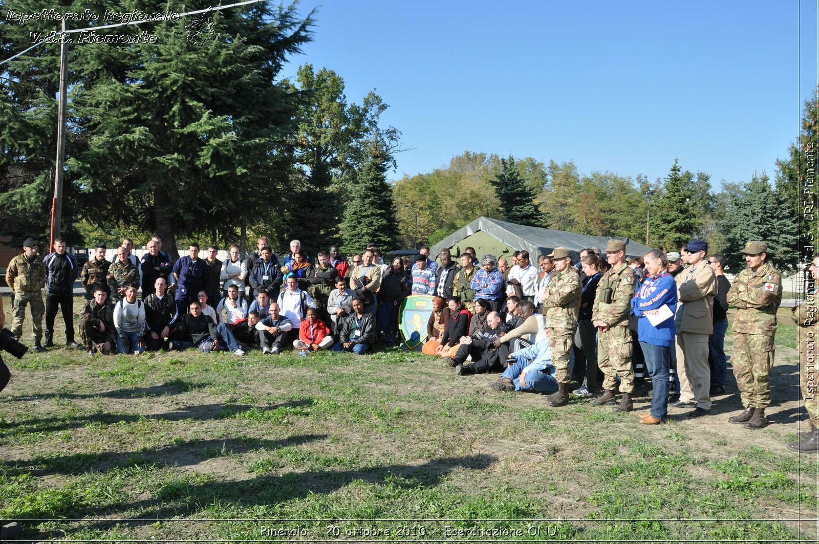 Pinerolo, Baudenasca - 20 ottobre 2010 - Esercitazione ONU -  Croce Rossa Italiana - Ispettorato Regionale Volontari del Soccorso Piemonte