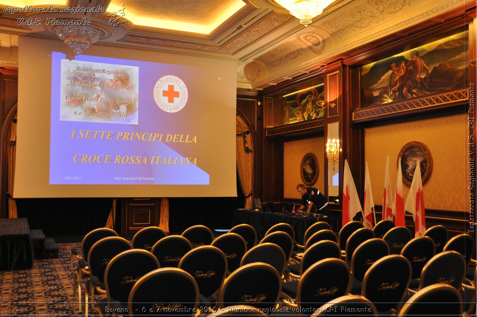 Baveno  - 6 e 7 novembre 2010 - Riunione regionale volontari CRI Piemonte -  Croce Rossa Italiana - Ispettorato Regionale Volontari del Soccorso Piemonte