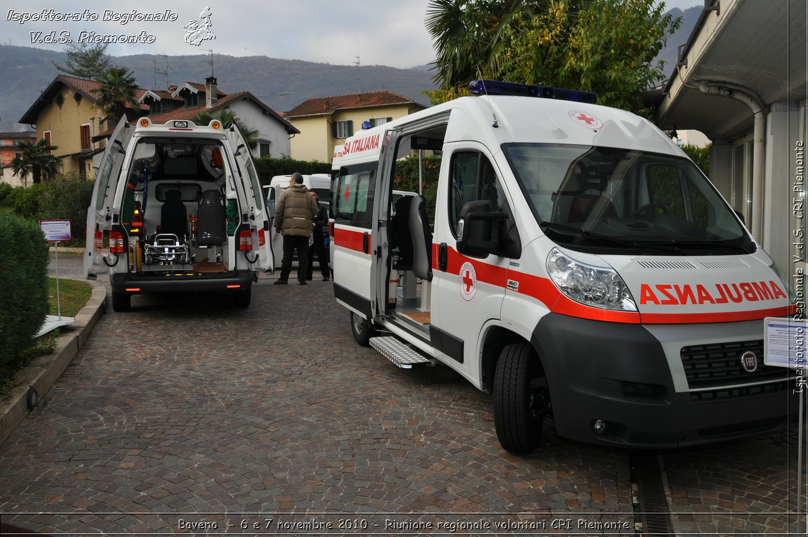 Baveno  - 6 e 7 novembre 2010 - Riunione regionale volontari CRI Piemonte -  Croce Rossa Italiana - Ispettorato Regionale Volontari del Soccorso Piemonte